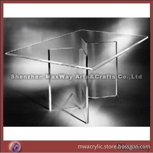 Clear thickened novel acrylic dining table